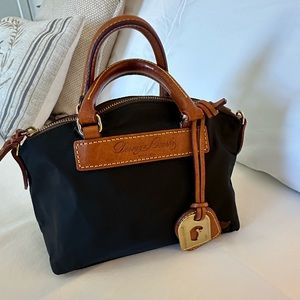 Dooney Mini Nylon Domed Crossbody Satchel